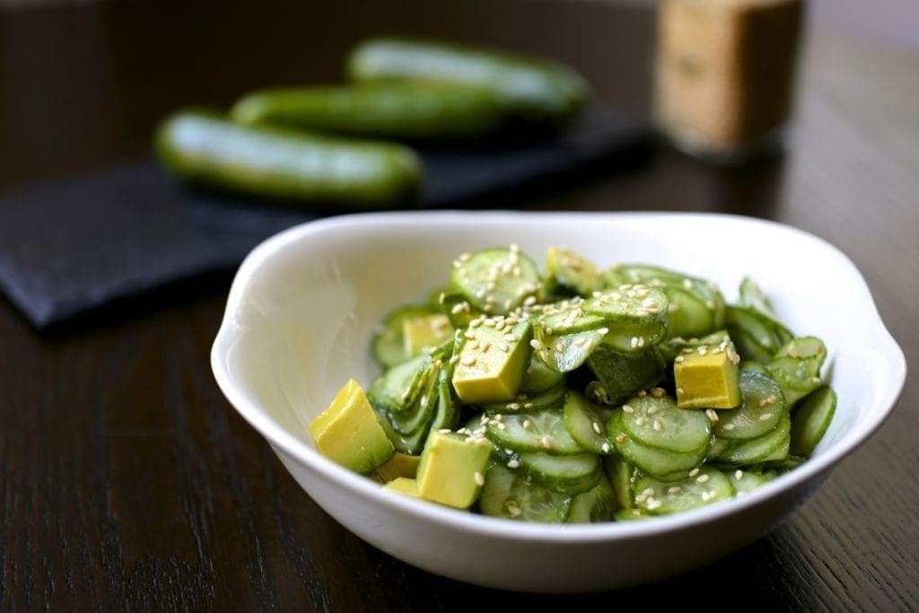 Pickled Cucumber and Avocado Salad