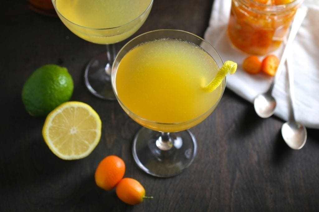 Kumquat-Ginger Whisky Sour