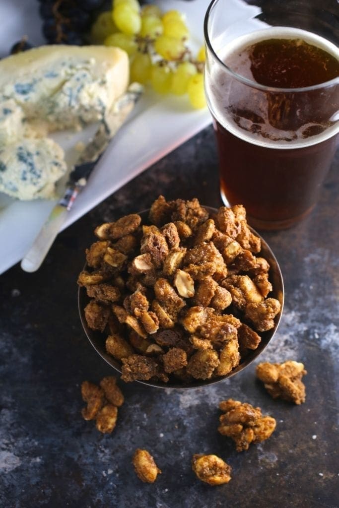 Sweet and Spicy Candied Peanuts