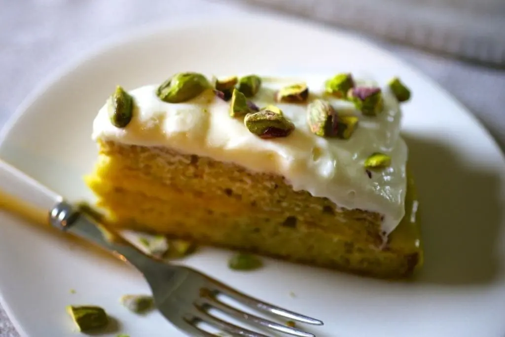 Zucchini Cake with Lemon Curd Filling