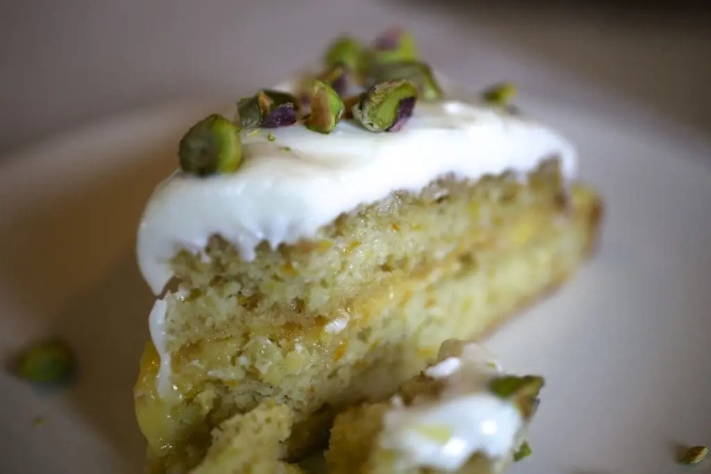 Zucchini Cake with Lemon Curd Filling