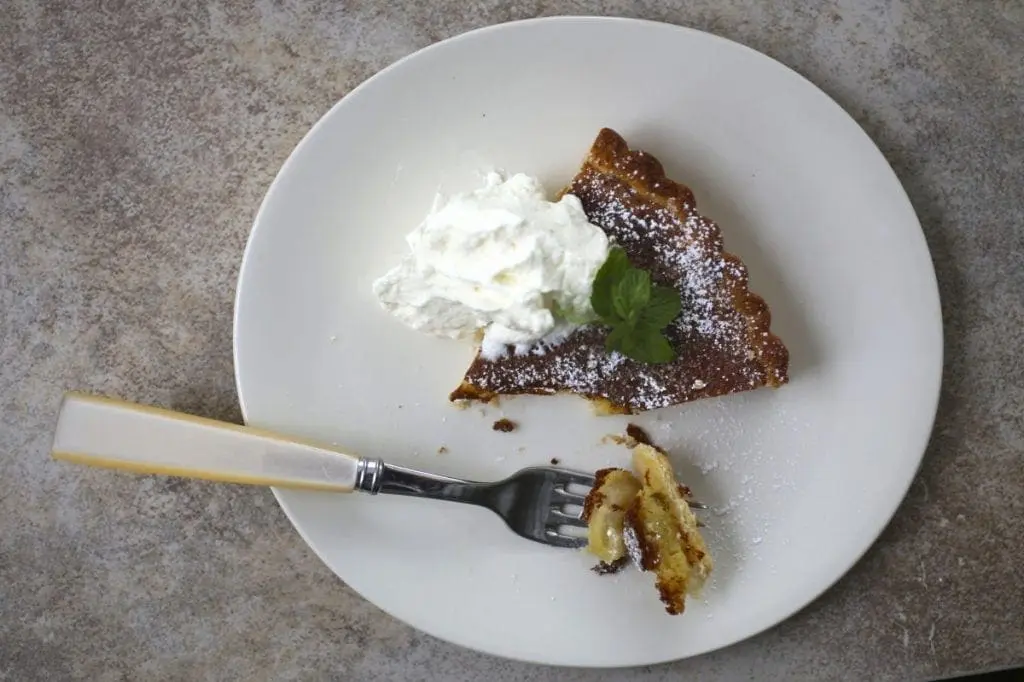 Custard Tart With Pear And Ginger