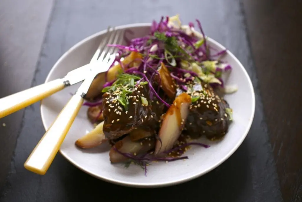 Braised Short Ribs with Beer and Hoisin