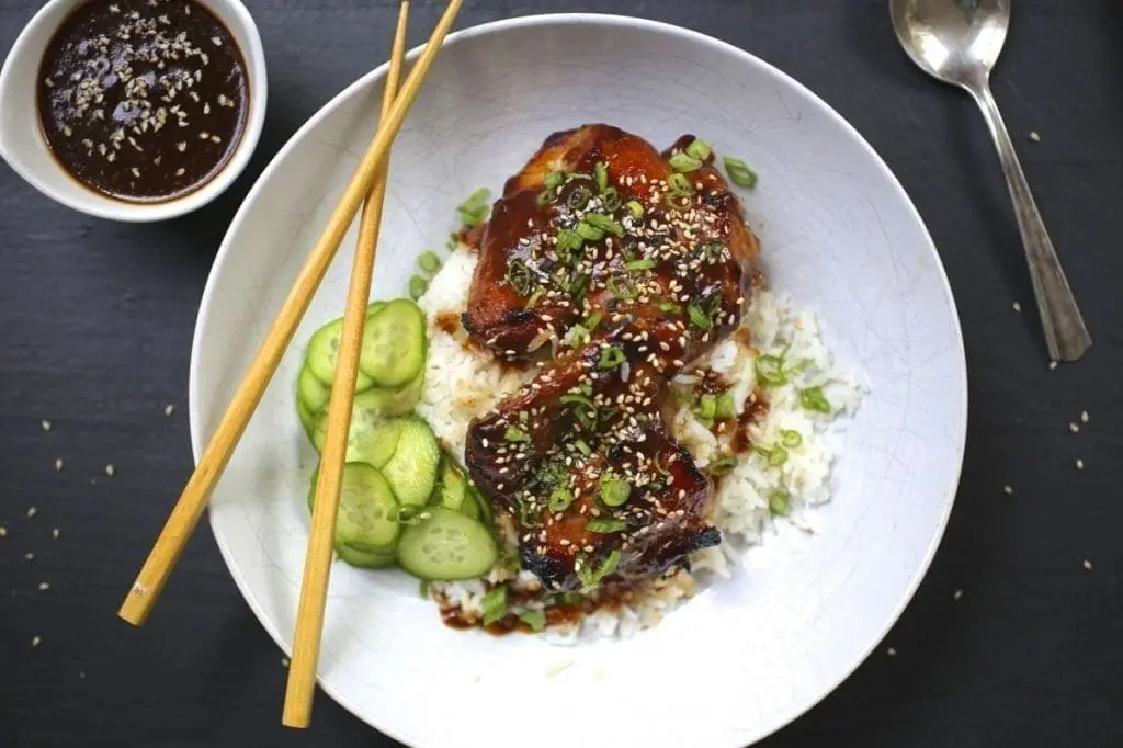 Baked Chicken with Honey and Soy