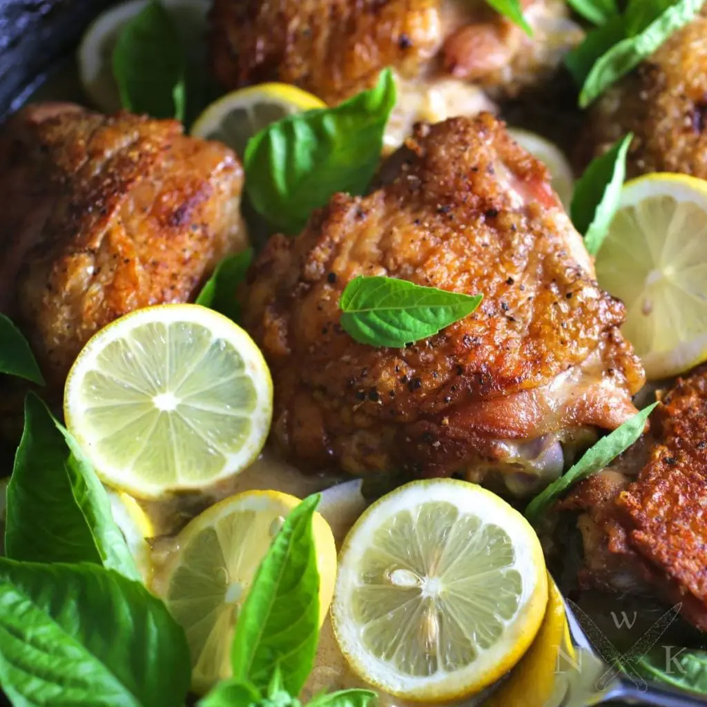 Chicken Lemon Garlic Basil