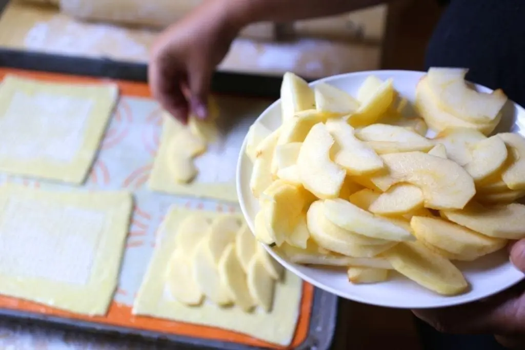 Apple Tarts with Rosemary-Lime Sugar