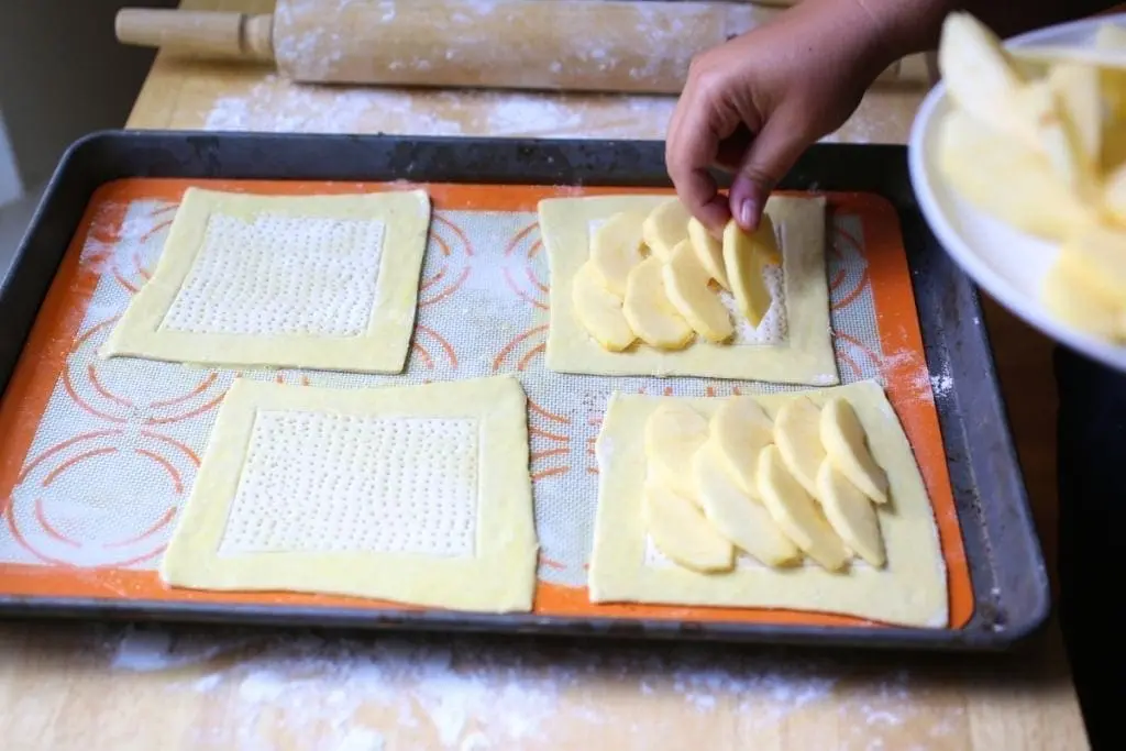 Apple Tarts with Rosemary-Lime Sugar