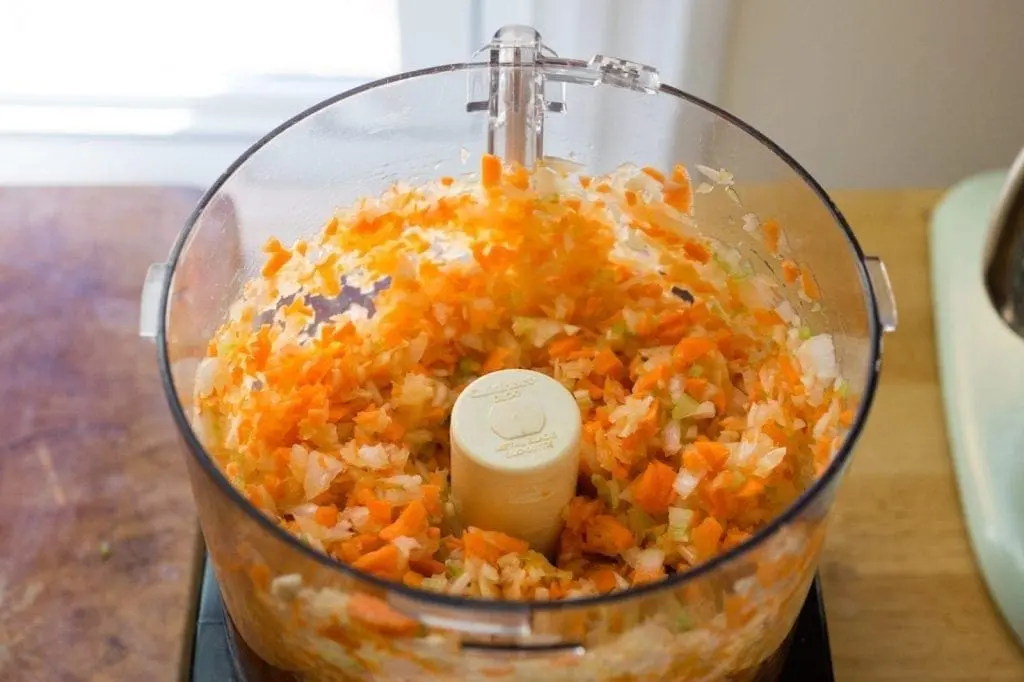 Veggies chopped and ready for bolognese 