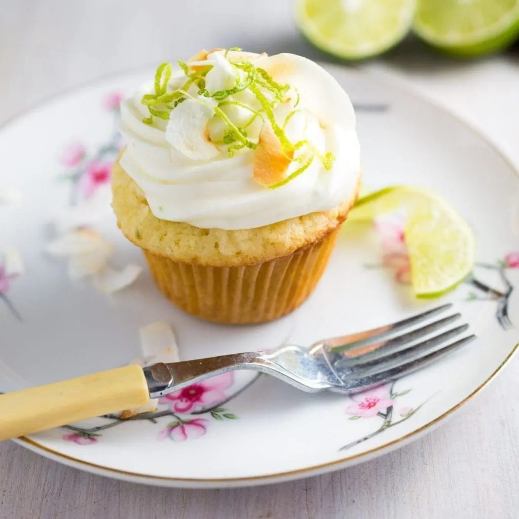 Coconut Key Lime Cupcakes