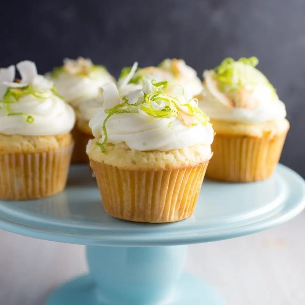 Coconut Key Lime Cupcakes