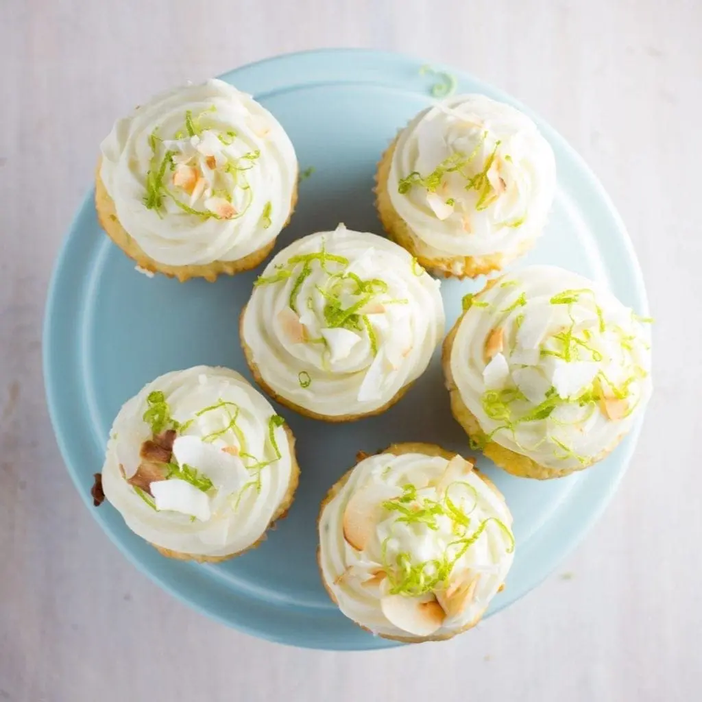 Coconut Key Lime Cupcakes