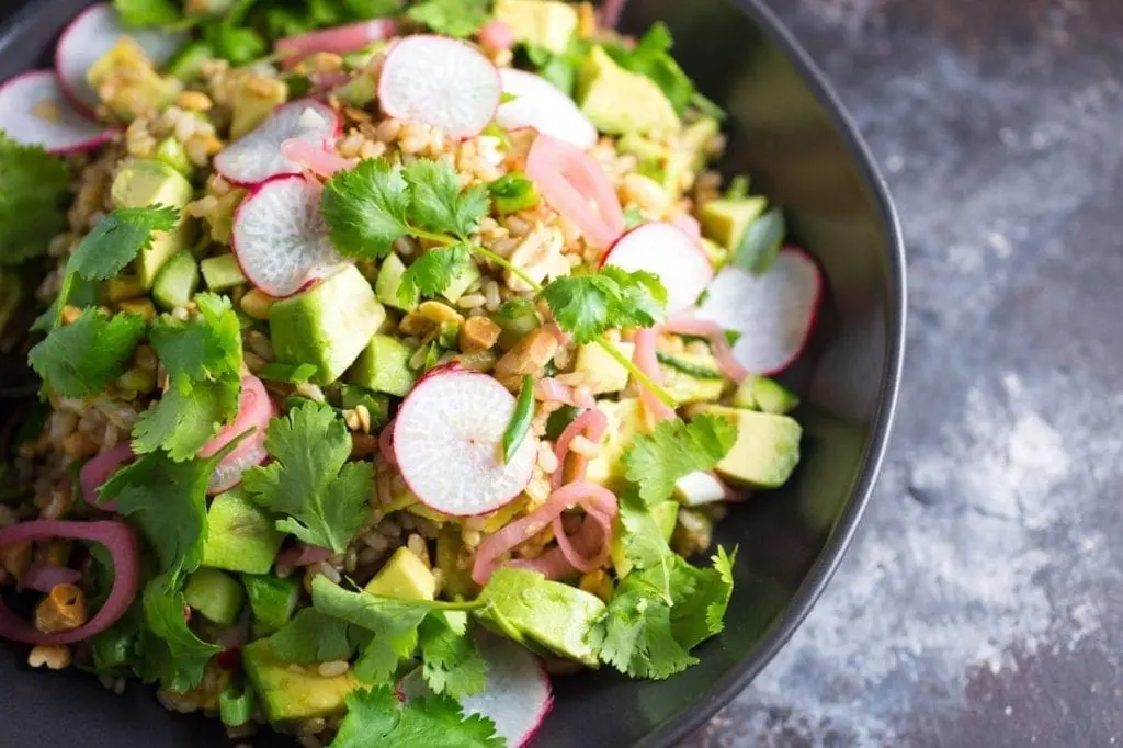 Teriyaki Brown Rice Salad