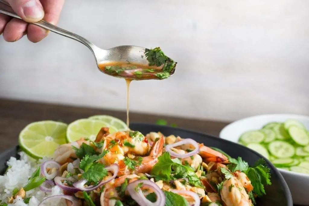 Spicy Thai Shrimp Salad