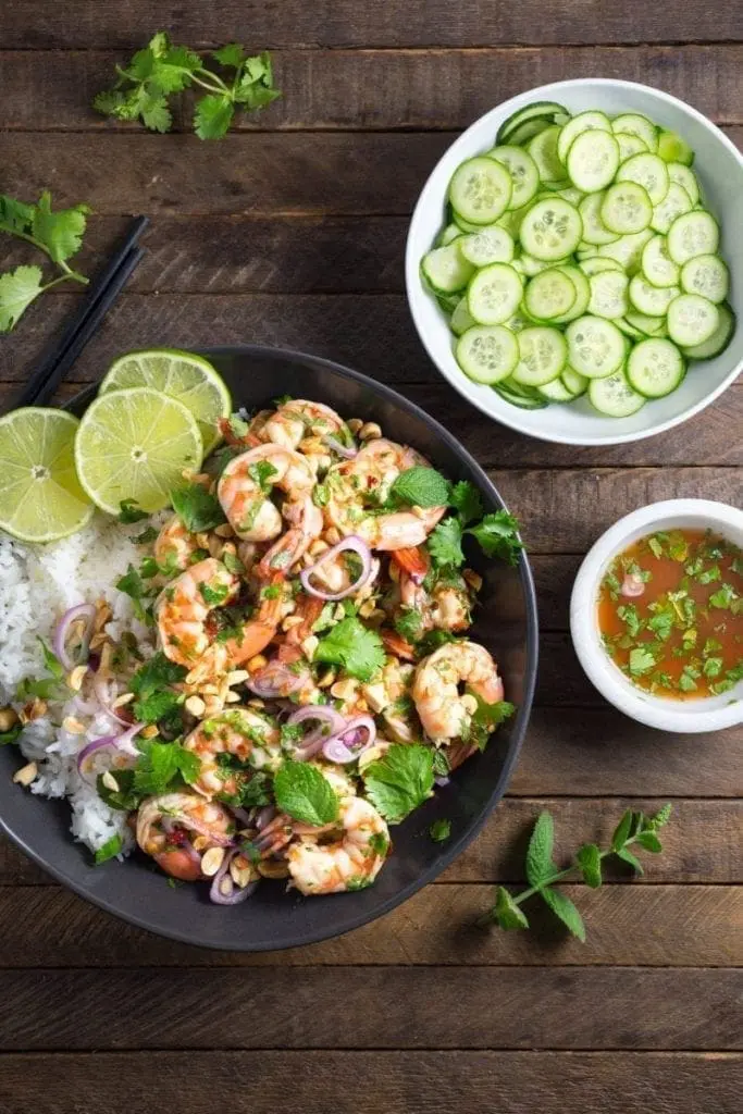 Spicy Thai Shrimp Salad