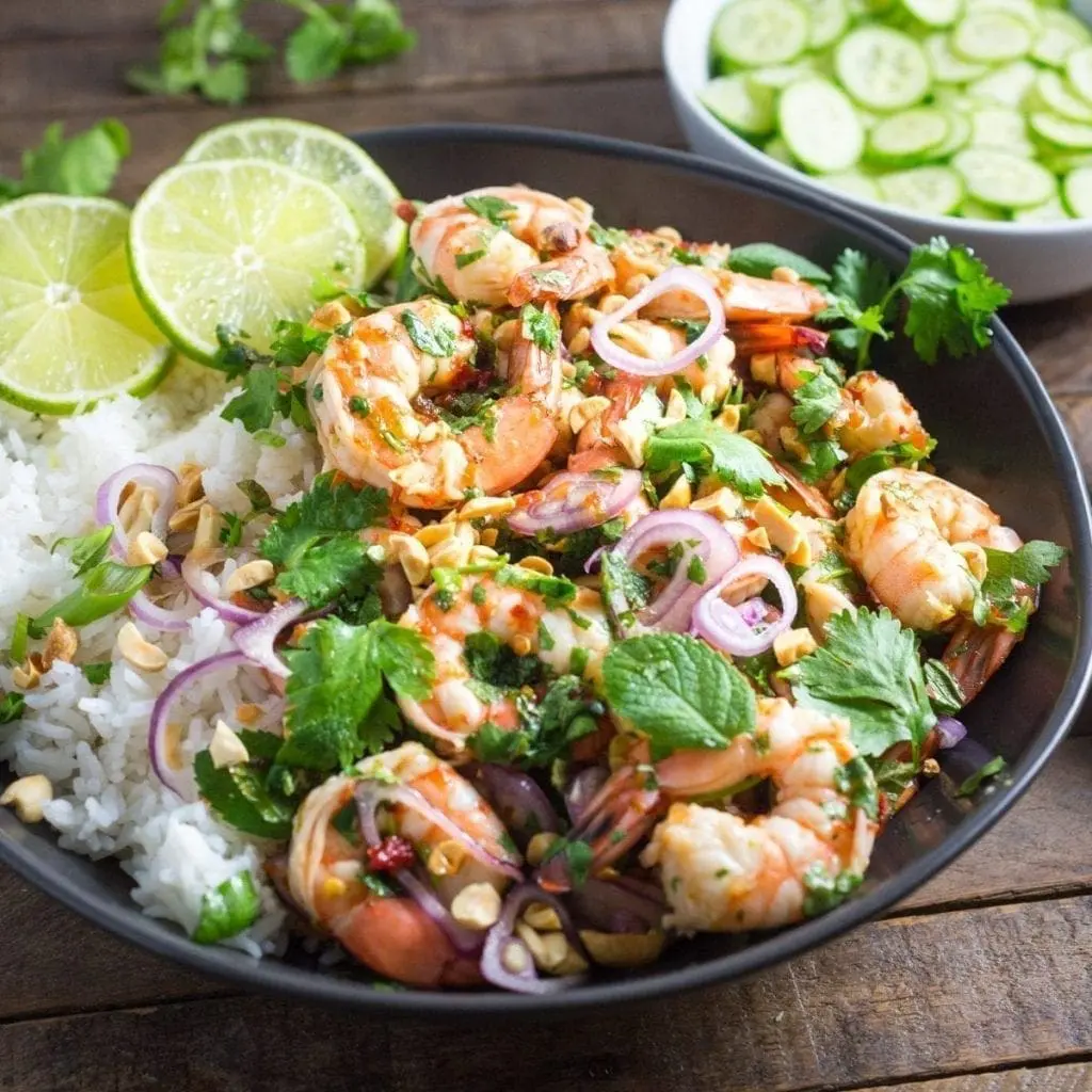 Spicy Thai Shrimp Salad