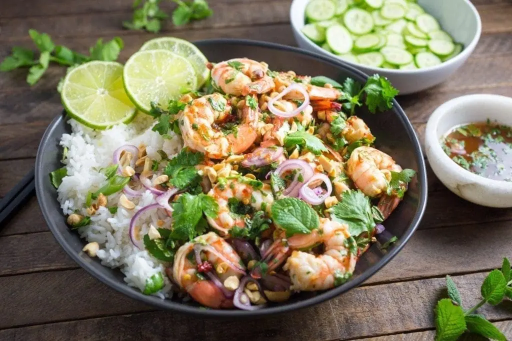 Spicy Thai Shrimp Salad