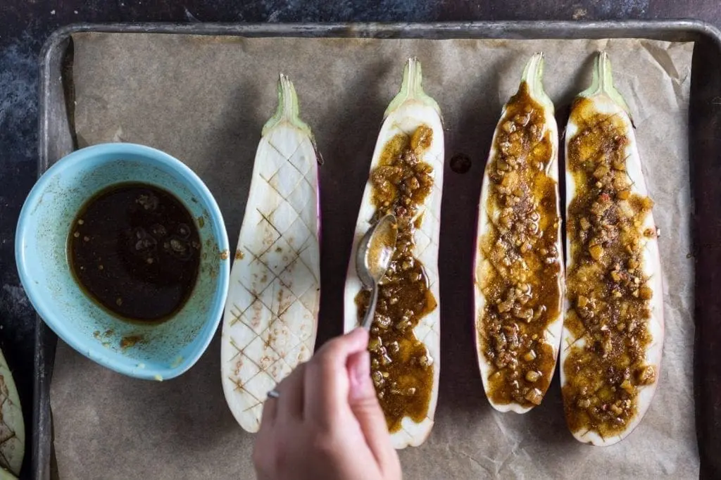 Yotam Ottolenghi’s Chermoula Eggplant