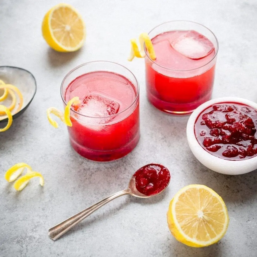 Cranberry Sauce Whisky Cocktail