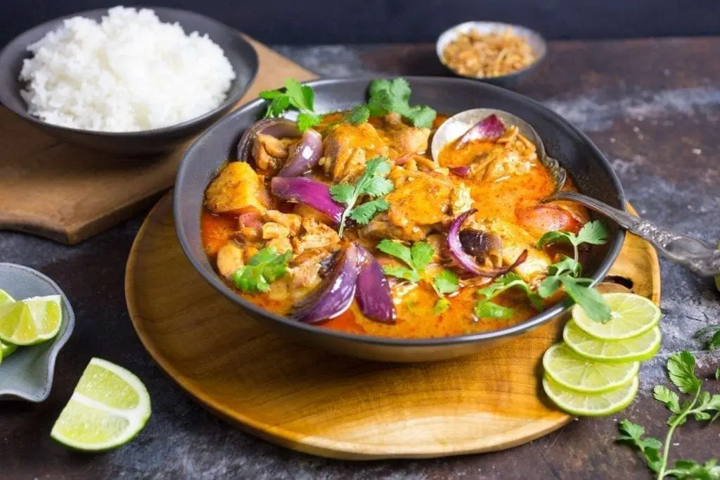 Chicken Massaman Curry with Wheat Beer