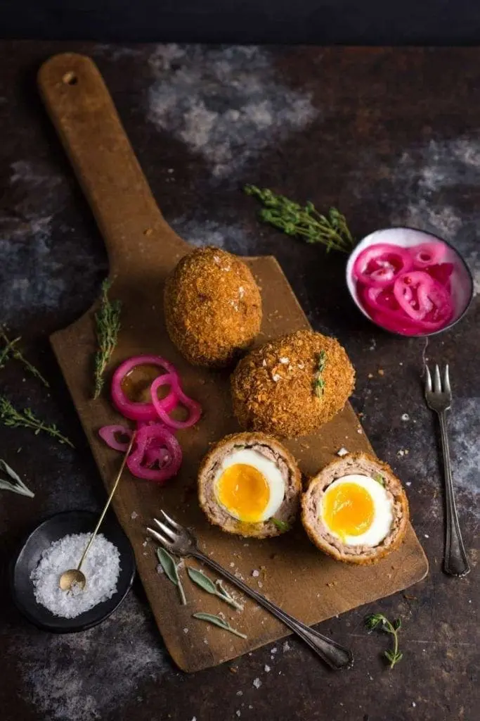 Several Scotch Eggs