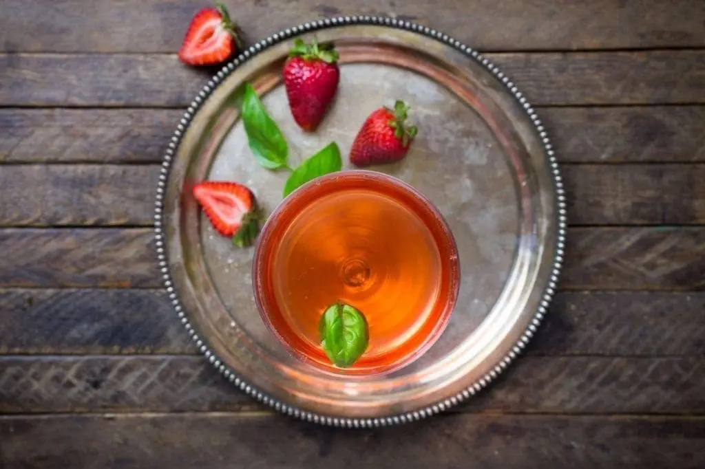 Strawberry-Basil Martini