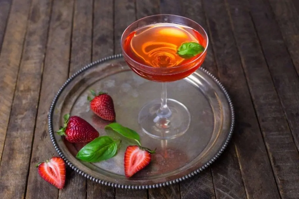 Strawberry-Basil Martini