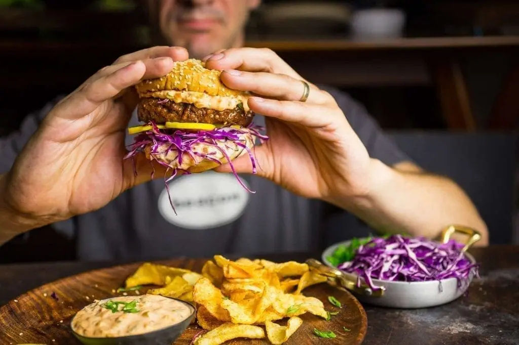 Bulgogi Burgers with Kimchi Mayo