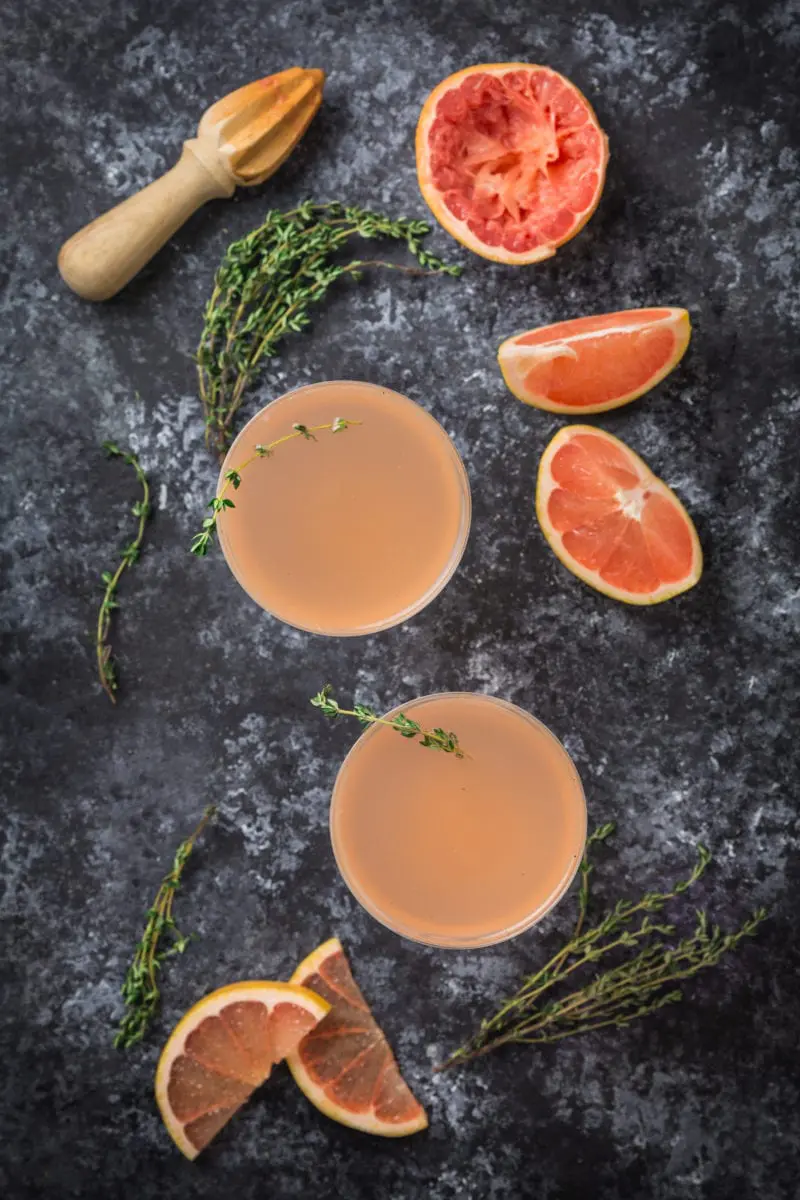 Grapefruit and Thyme Cocktail