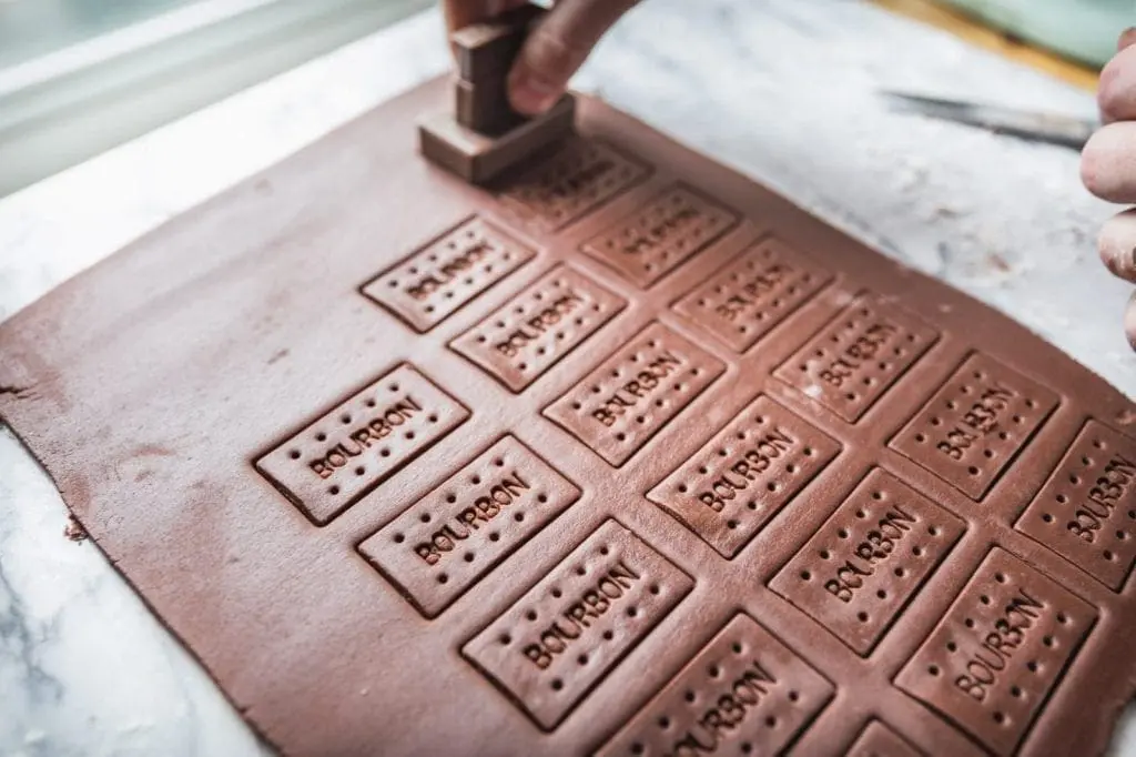 British Bourbon Chocolate Biscuits with Three Buttercream Fillings