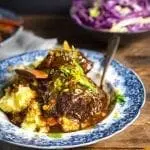 Braised Beef Short Ribs with Honey, Soy and Orange