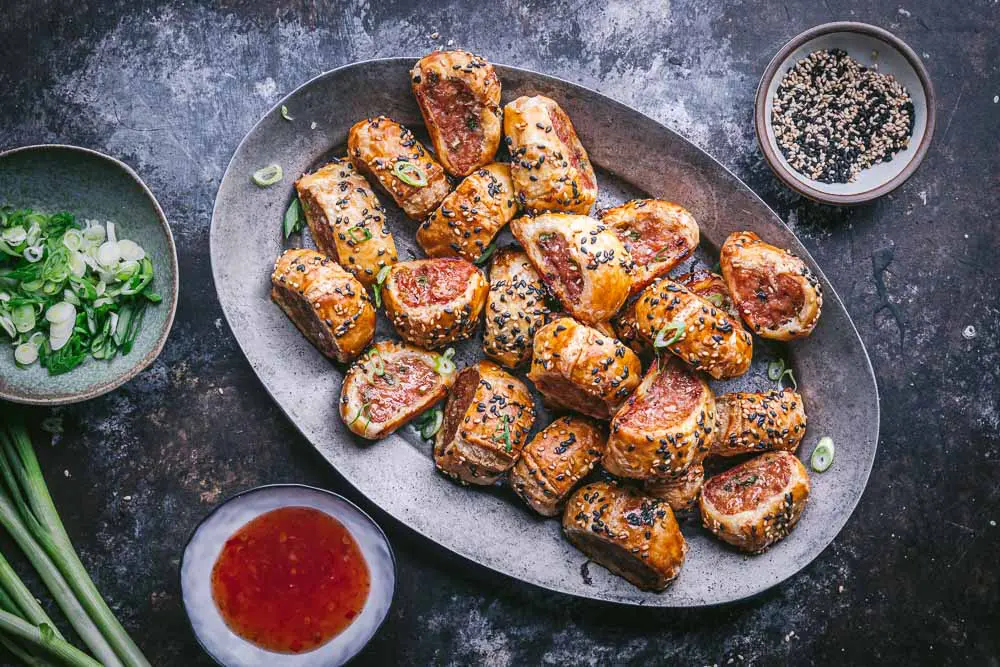 Dumpling-style Sausage Rolls