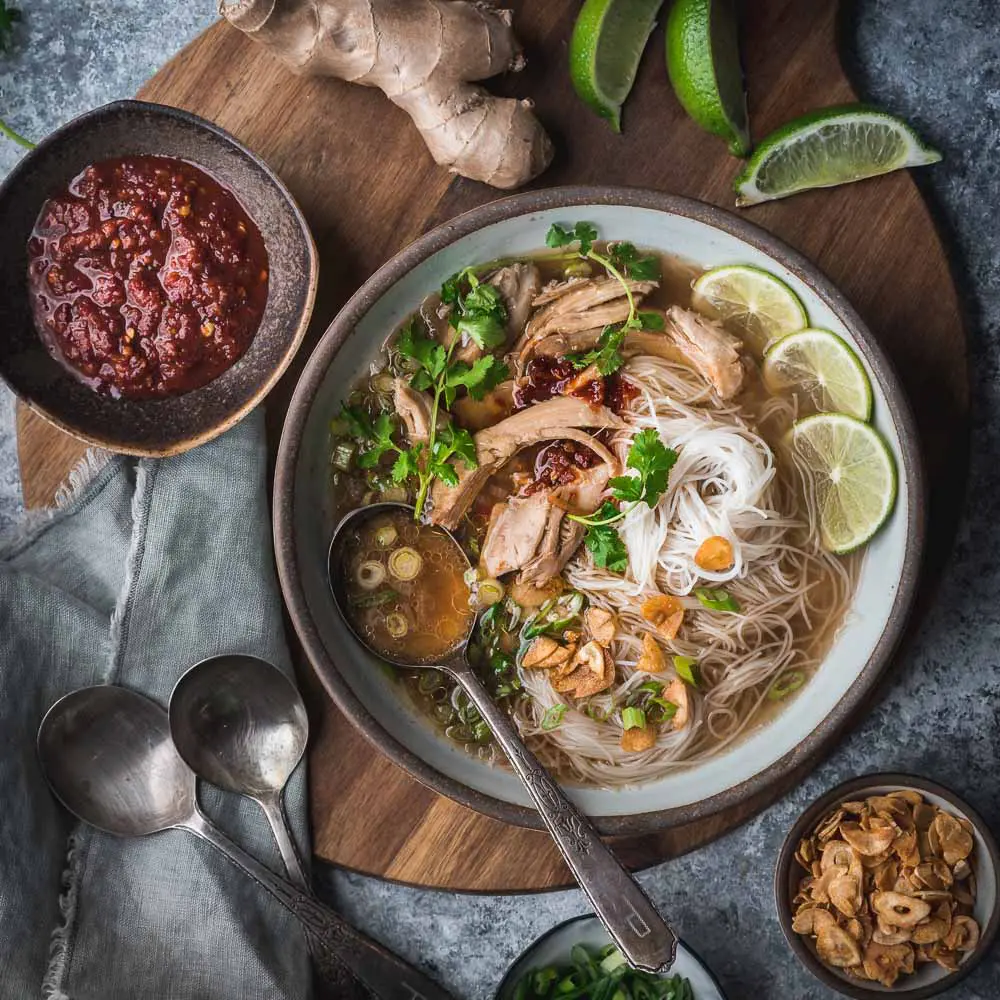 Chicken Ginger Noodle Soup