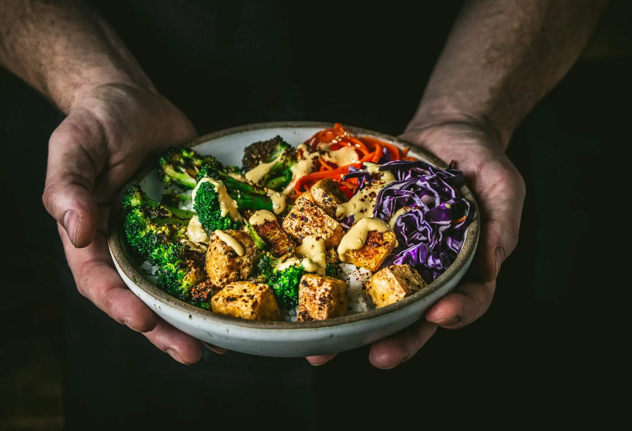 Charred Broccoli and Tofu Bowl