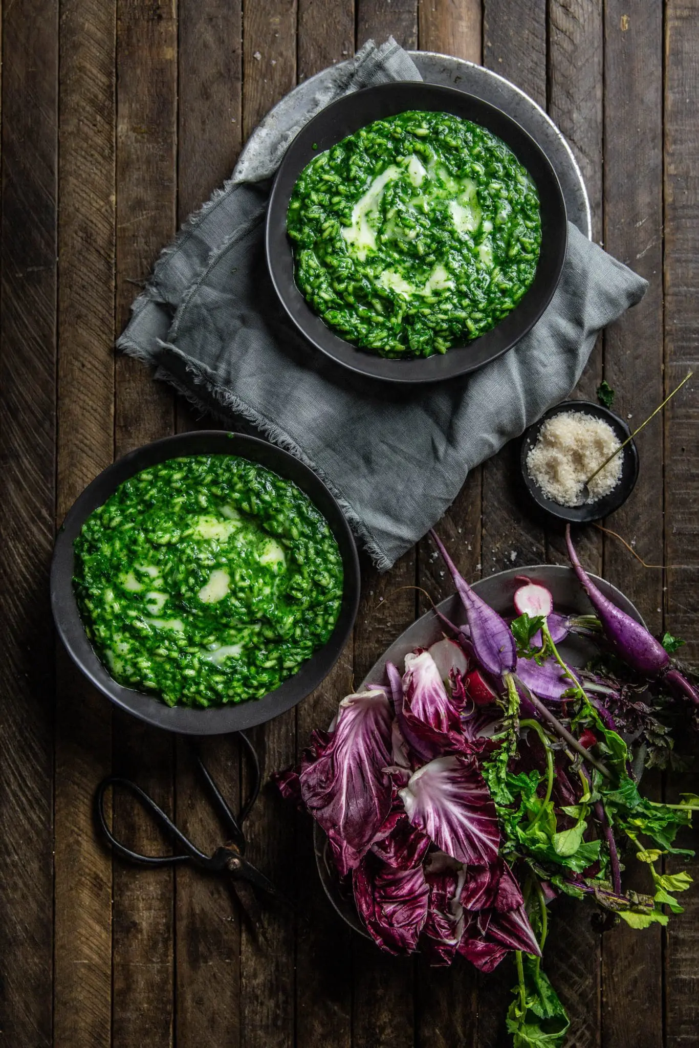 Nettles and Green Garlic Risotto
