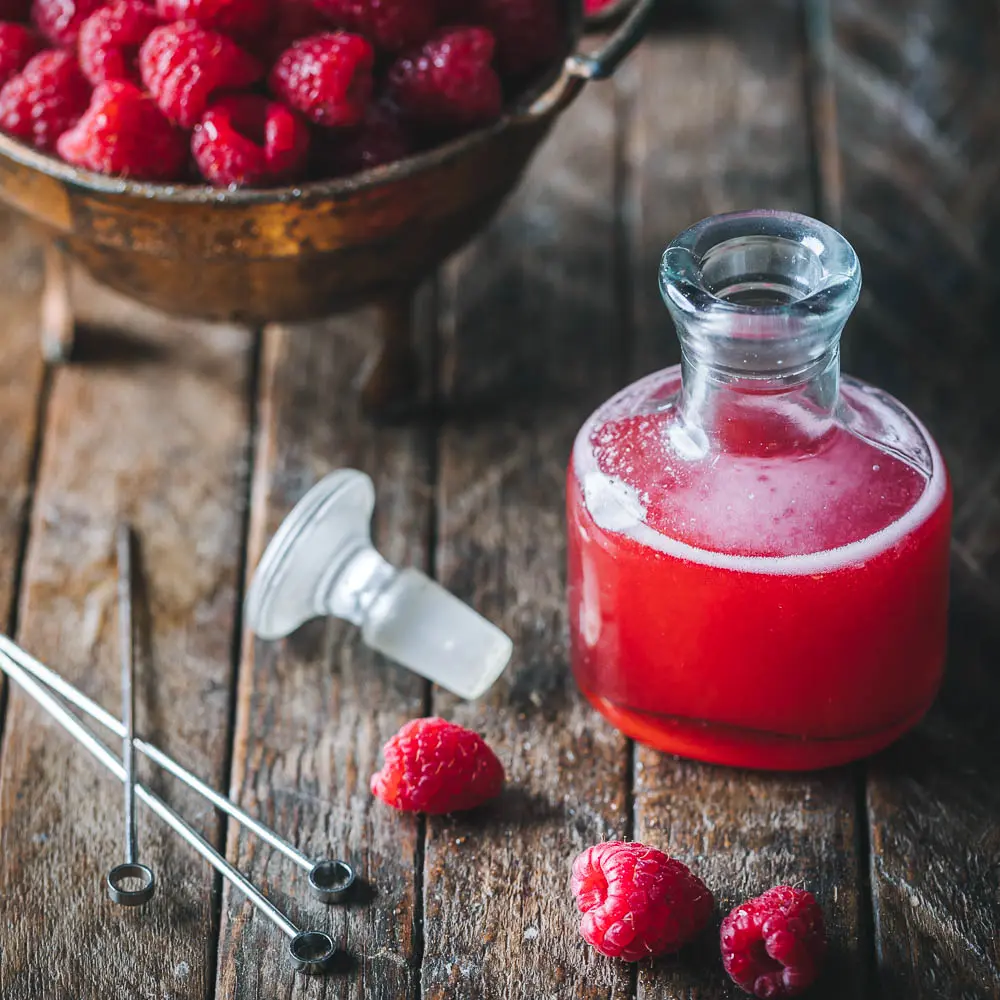 Raspberry syrup