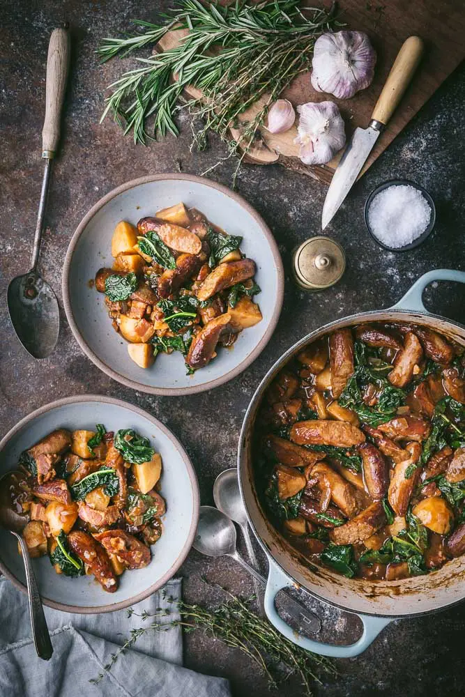 Dublin Coddle - Filled bowl with stew