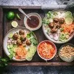 Vietnamese Meatball Rice Bowls