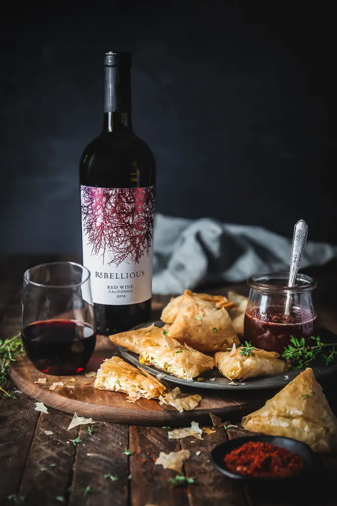 CAKEBREAD REBELLIOUS Phyllo Goat Cheese Triangles