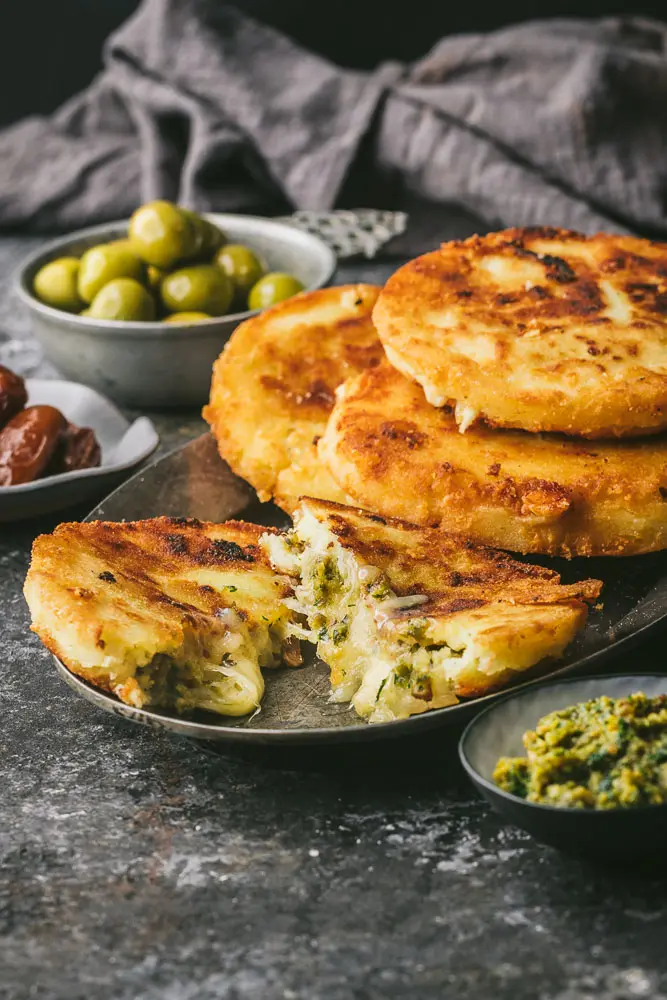 Cheese stuffed Arepas