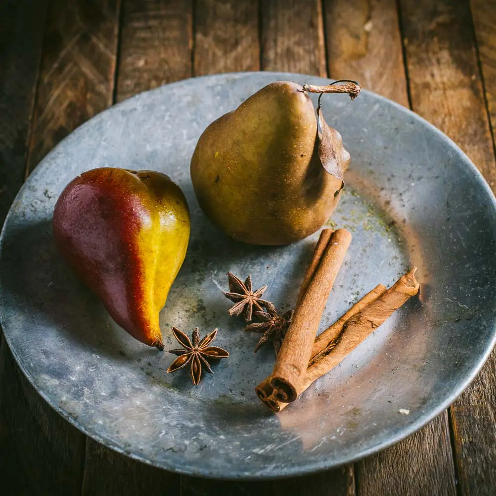 Spiced Pear Cocktail with Rosemary