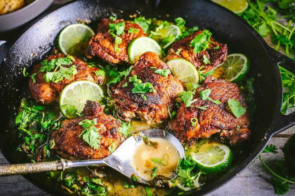 Chicken with Lime and Cilantro