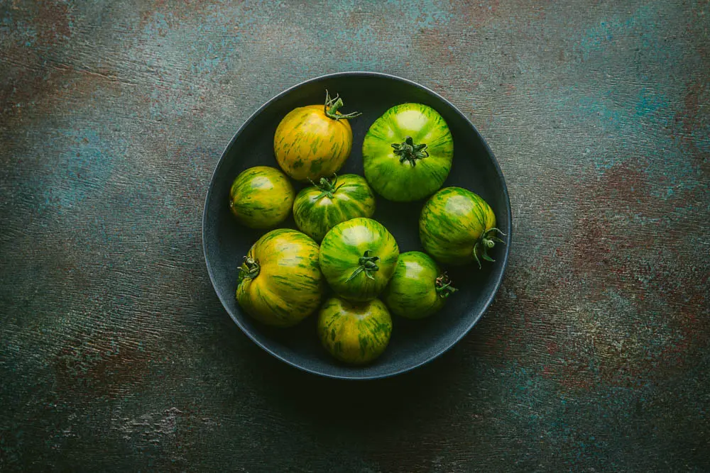 Green Hairloom Tomatoes 1