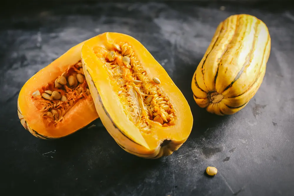 Delicata Squash with Miso-Maple Butter