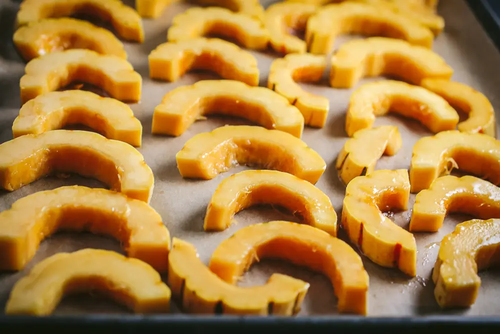 Delicata Squash with Miso-Maple Butter