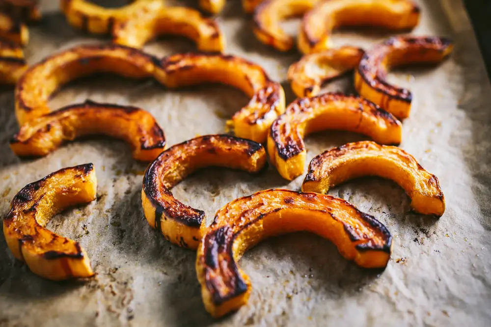 Delicata Squash with Miso-Maple Butter