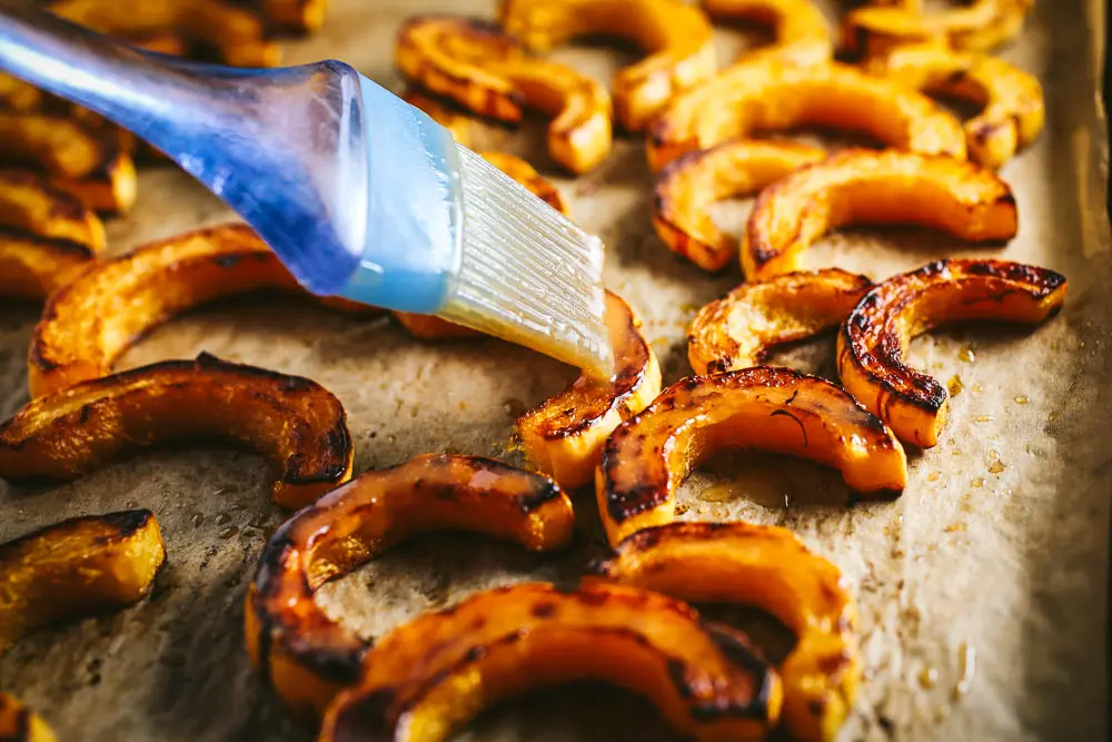 Delicata Squash with Miso-Maple Butter