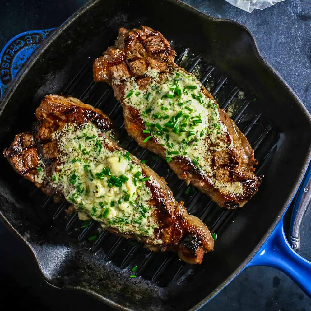 Steak with Blue Cheese Butter