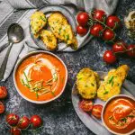 Tomato Soup and Cheese Toast