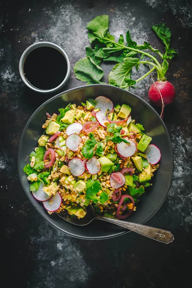 Teriyaki Brown Rice Salad