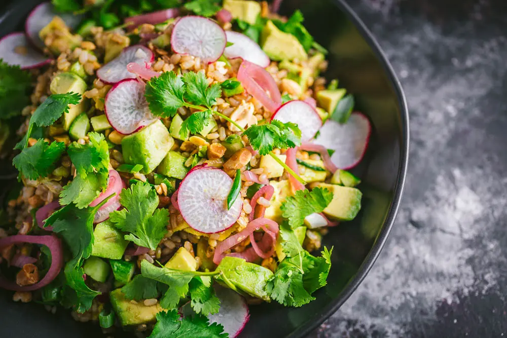 Teriyaki Brown Rice Salad